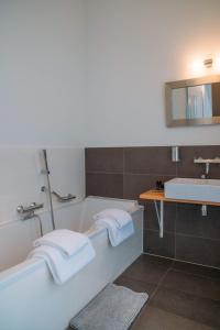 Rúm í herbergi á Hotel ML