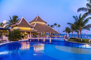 Bazén v ubytování Dreams Playa Bonita All Inclusive nebo v jeho okolí