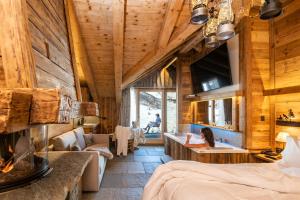 Posezení v ubytování Park Chalet Village