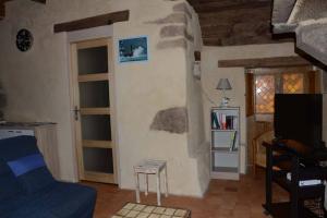 Postel nebo postele na pokoji v ubytování Gîte 3 personnes, possibilité table d'hôtes le soir
