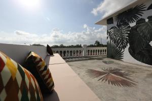 Balkon atau teras di Sabana Ubud