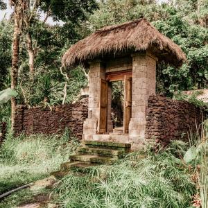 Zahrada ubytování Song Broek Bali