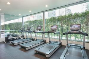 The fitness centre and/or fitness facilities at Wilby Central Serviced Apartments