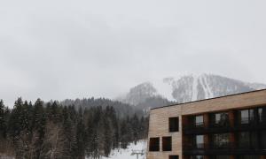 Üldine mäevaade või majutusasutusest Rooms Hotel Kokhta pildistatud vaade