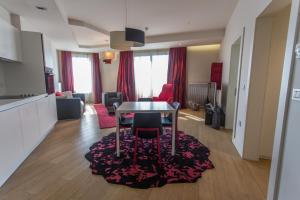 Kuchyň nebo kuchyňský kout v ubytování Armoni Residence Istanbul