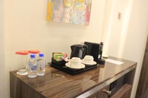 Coffee and tea making facilities at Tio Sea Resort