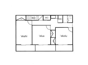 Planimetria di Guest room Halemakana