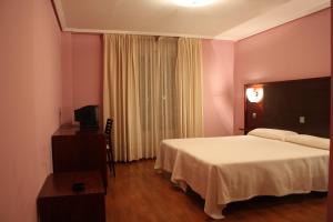 Postel nebo postele na pokoji v ubytování Hotel Tremazal