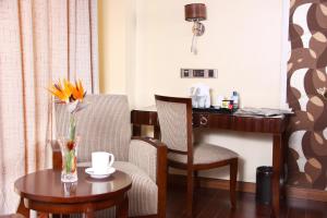 The White Rhino Hotel的休息区