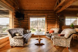 Posezení v ubytování Nuustaku Guesthouse