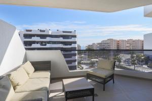 Balkon lub taras w obiekcie MyFlats Luxury Arenales