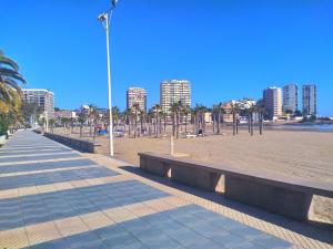 Nespecifikovaný výhled na destinaci Oropesa del Mar nebo výhled na město při pohledu z apartmánu