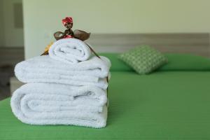 Posteľ alebo postele v izbe v ubytovaní B&B NONNO PEPPE