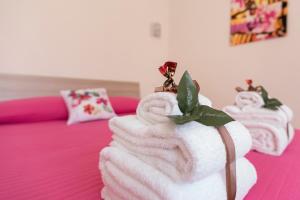 Posteľ alebo postele v izbe v ubytovaní B&B NONNO PEPPE