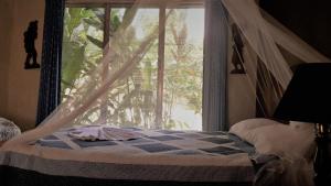 Hotel Tikal Inn客房内的一张或多张床位