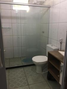 Kylpyhuone majoituspaikassa Espaço Verde