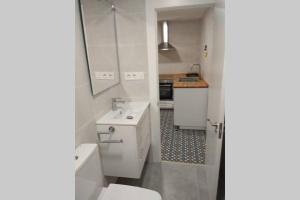 Koupelna v ubytování LAS SALESAS