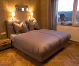 Postel nebo postele na pokoji v ubytování Villa Kopp-Das Gästehaus