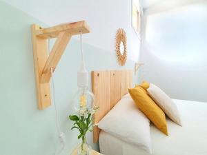 Posteľ alebo postele v izbe v ubytovaní ALAYNA´S HOMES