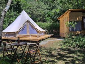 Zahrada ubytování Hoopoe Glamping