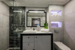 Kúpeľňa v ubytovaní Apartament Marron