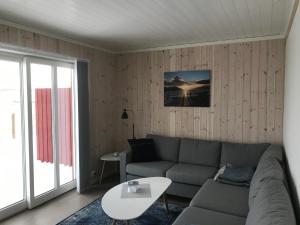 Zona d'estar a Nappstraumen seafront cabin