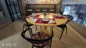 Reštaurácia alebo iné gastronomické zariadenie v ubytovaní Hotel Doña Blanca