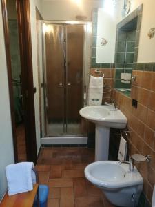 Koupelna v ubytování B&B SABRINA