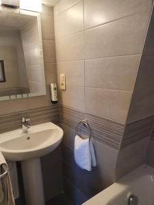 Koupelna v ubytování Hotel Piano 2 - Mont-St-Guibert - Louvain-la-Neuve