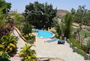 A view of the pool at Kumbhalgarh Forest Retreat or nearby