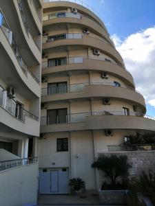 Balkón nebo terasa v ubytování Apartman Sadutas