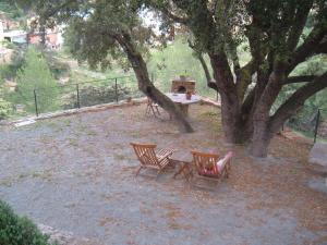 A garden outside Masico Santana