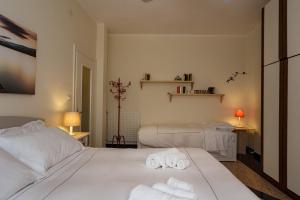 Posteľ alebo postele v izbe v ubytovaní CASA AMICA Tranquilla e ben posizionata