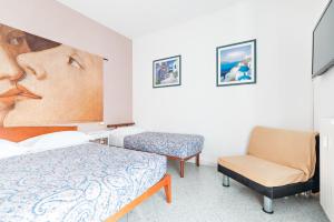 TV a/nebo společenská místnost v ubytování Lia Rooms 2