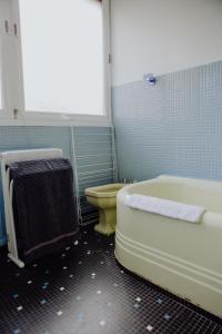 Salle de bains dans l'établissement Les Terrasses sur Seine