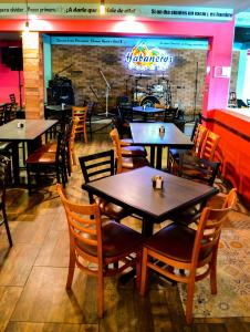 Restoran või mõni muu söögikoht majutusasutuses Hotel Colonial Ciudad Juarez