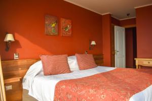 Ein Bett oder Betten in einem Zimmer der Unterkunft Cabañas Monte Verde