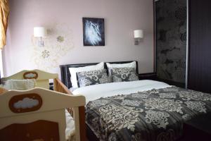 Posteľ alebo postele v izbe v ubytovaní Five stars in Trikala