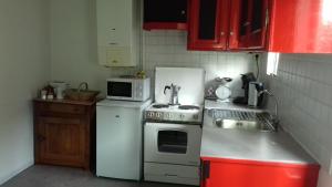 Ett kök eller pentry på Duplex La Maisonnette 1 chambre - parking gratuit