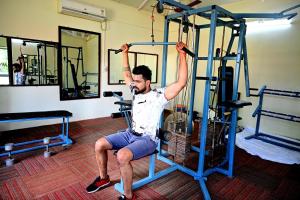 Fitness centrum a/nebo fitness zařízení v ubytování Toshali Sands Puri