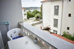 Ein Balkon oder eine Terrasse in der Unterkunft Apartment Eve