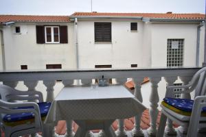 Ein Balkon oder eine Terrasse in der Unterkunft Apartment Eve