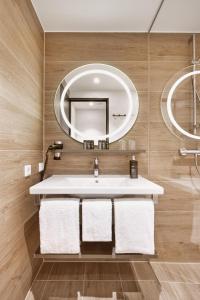 Koupelna v ubytování H2 Hotel Leipzig