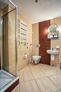 Kúpeľňa v ubytovaní Hotel Karolinka