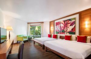 Кровать или кровати в номере Samed Pavilion Resort