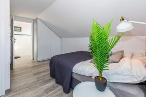 Posteľ alebo postele v izbe v ubytovaní Apartamenty.in Jastrzębia Góra + 37 fotografií