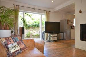 A television and/or entertainment center at Echo House 