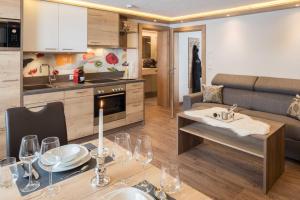 Kuchyňa alebo kuchynka v ubytovaní Bergspitz Luxury Appartement