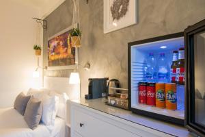 Eldhús eða eldhúskrókur á Piccolo Hotel Boutique