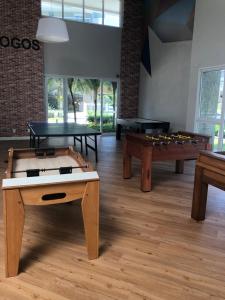 שולחן ביליארד ב-Ilha da Madeira Resort - Cobertura com Jacuzzi